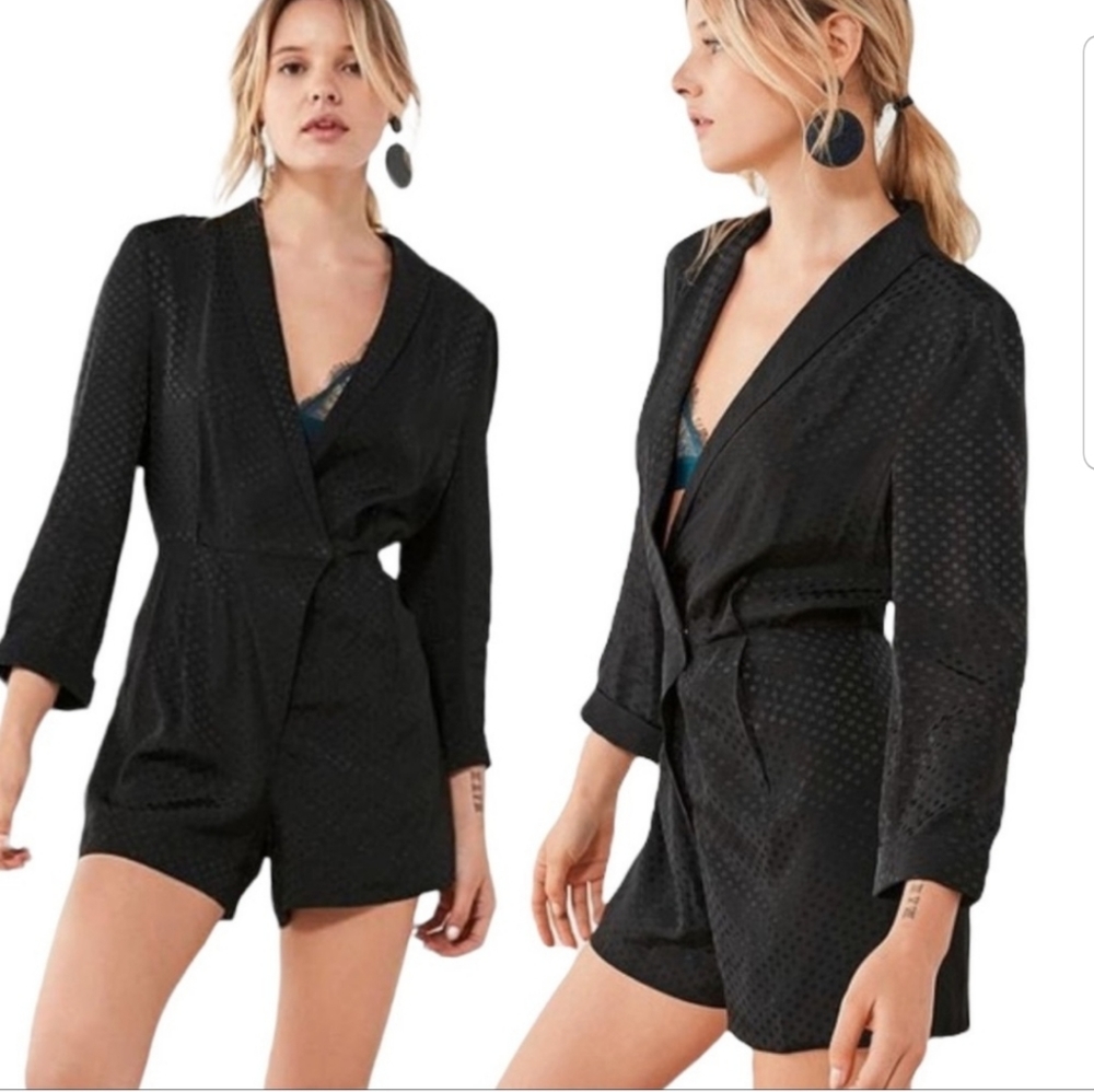 Bardot Skyline Wrap Jumpsuit Size Small